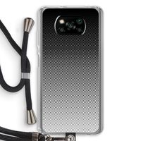 Musketon Halftone: Xiaomi Poco X3 NFC Transparant Hoesje met koord