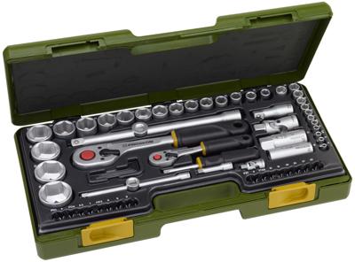 PROXXON Socket wrench sets 65-te. 1/2" and 1/4"