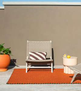 Brink en Campman - Vloerkleed Lace Tri-colore Terra/Ru/Gr outdoor 496903 - 140x200 cm
