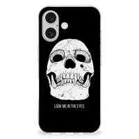 Silicone Back Case iPhone 16 plus Skull Eyes