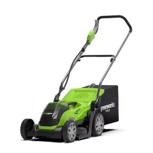 Greenworks G40LM35 grasmaaier Duwgrasmaaier Batterij/Accu Zwart, Groen