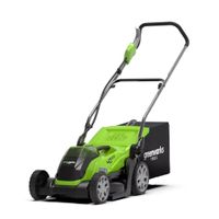 Greenworks G40LM35 grasmaaier Duwgrasmaaier Batterij/Accu Zwart, Groen - thumbnail