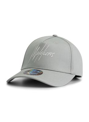 Malelions Striped Signature Logo Cap Ma1-ss25-01 Caps 287 Pale Aqua