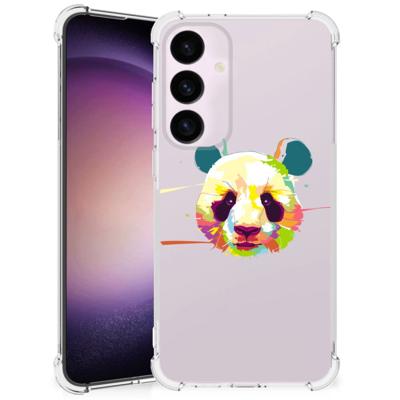 Samsung Galaxy S24 Plus Stevig | Bumper Hoesje | Panda Color