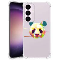 Samsung Galaxy S24 Plus Stevig | Bumper Hoesje | Panda Color