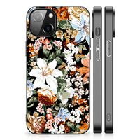 Bloemen Hoesje voor Apple iPhone 14 Dark Flowers