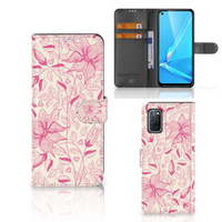 OPPO A72 | OPPO A52 Hoesje Pink Flowers