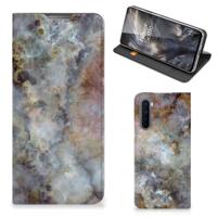 OnePlus Nord | Standcase | Marmer Grijs