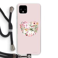 GRL PWR Flower: Pixel 4 XL Transparant Hoesje met koord