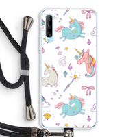 Fantasiewereld: Huawei P Smart Pro Transparant Hoesje met koord
