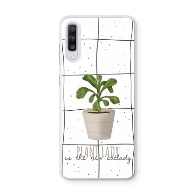 Kamerplant op vensterruit: Samsung Galaxy A70 Transparant Hoesje