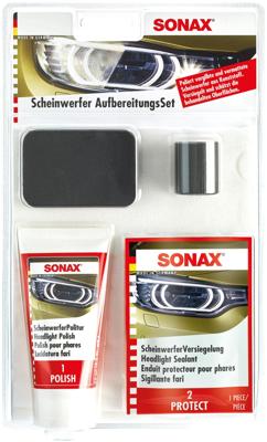 SONAX Headlight reconditioning.