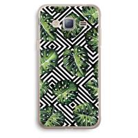 Geometrische jungle: Samsung Galaxy J3 (2016) Transparant Hoesje - thumbnail