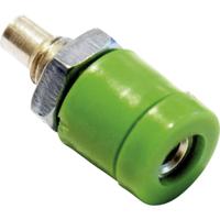 Schnepp BU 2400 Miniatuur-laboratoriumconnector Bus, inbouw verticaal Stift-Ø: 2 mm Groen 1 stuk(s) - thumbnail