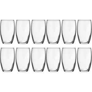 12x Tumbler waterglazen 360 ml