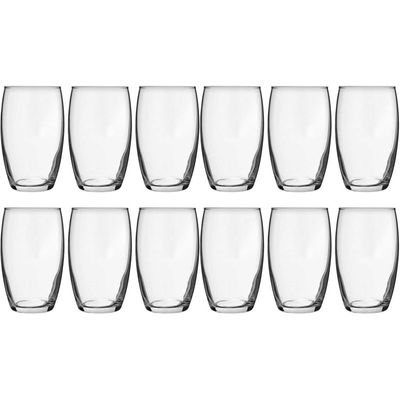 12x Tumbler waterglazen 360 ml