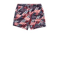 Superdry zwemshort met all over print rood/zwart/wit - thumbnail