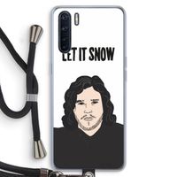 Let It Snow: Oppo A91 Transparant Hoesje met koord