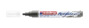 Edding 5300 acrylic marker fine permanente marker Antraciet 1 stuk(s)