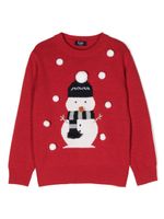 Il Gufo pull Snowman Christmas - Rouge - thumbnail