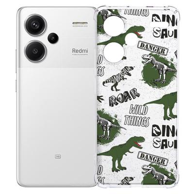 Xiaomi Redmi 13 Pro Plus Hoesje - Dinosaurus TPU Antishock