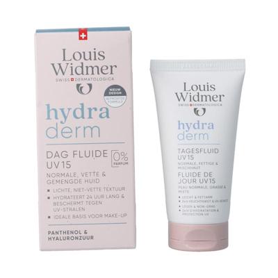 Louis Widmer Hydraderm dag fluide UV15 zonder parfum