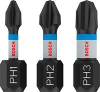 Bosch Accessoires Impact Control Bit PH1/2/3 25mm 3St - 2608522470