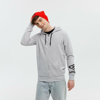 Herenhoodie FW TERRACE ZIP HOODIE Umbro 66063U 263 Grijs - Maat: M