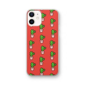 Mini cactus: iPhone 12 Transparant Hoesje