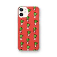 Mini cactus: iPhone 12 Transparant Hoesje