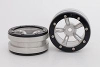 Metsafil Beadlock Wheels PT-Safari Zilver / Zwart 1.9 (2st)