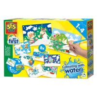 SES my first - kleuren met water megaset verborgen dieren