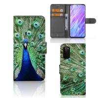 Samsung Galaxy S20 | Telefoonhoesje | Met pasjeshouder | Pauw