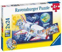 Ravensburger puzzel 2x24 stukjes reis door de ruimte