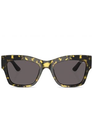 Vogue Eyewear lunettes de soleil Vo5524s à monture rectangulaire - Jaune