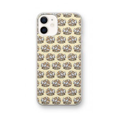 Slapende poes: iPhone 12 Transparant Hoesje