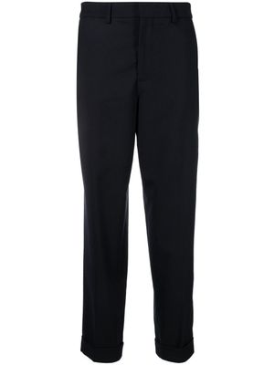Closed pantalon droit en laine vierge - Bleu