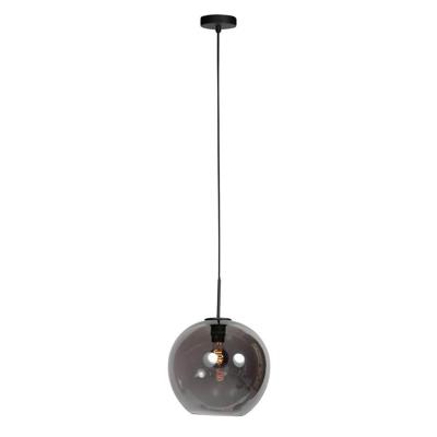 Steinhauer HanglampHaloSwap met 1 bol smoke glas Ø 30cm - 4294ZW