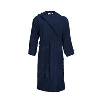 The One Badjas met capuchon 420 gram Donker blauw-S/M