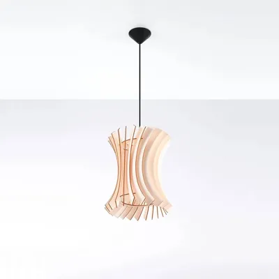 Hanglamp Hout Ariane e27 fitting 30 cm