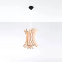 Hanglamp Hout Ariane e27 fitting 30 cm