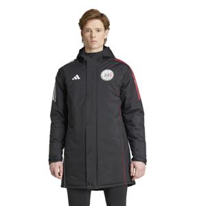adidas Ajax Parka 2025-2026 Zwart Wit Rood