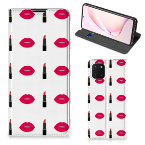 Samsung Galaxy Note 10 Lite Hoesje met Magneet Lipstick Kiss