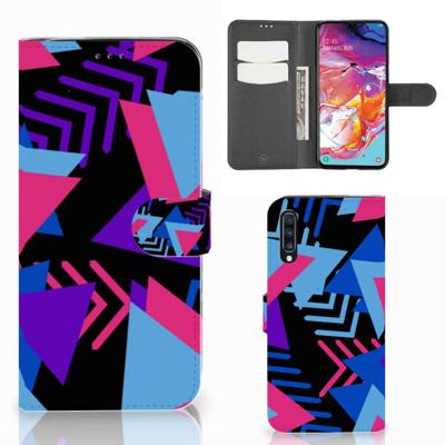 Samsung Galaxy A70 | Book Case | Funky Triangle