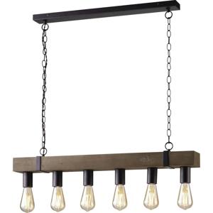 ECO-Light I-TEXAS-S6 I-TEXAS-S6 Hanglamp E27 Bruin