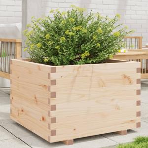 VidaXL Plantenbak 70x70x49,5 cm massief grenenhout
