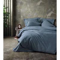 Beddengoedset - 1 dekbedovertrek 220 x 240 cm + 2 kussenslopen 60 x 60 cm - 100% katoen - Antraciet