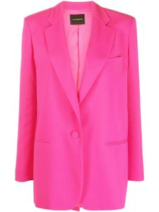 THE ANDAMANE blazer à simple boutonnage - Rose