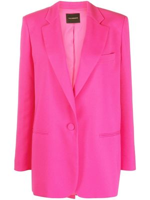 THE ANDAMANE blazer à simple boutonnage - Rose