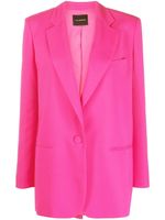 THE ANDAMANE blazer à simple boutonnage - Rose